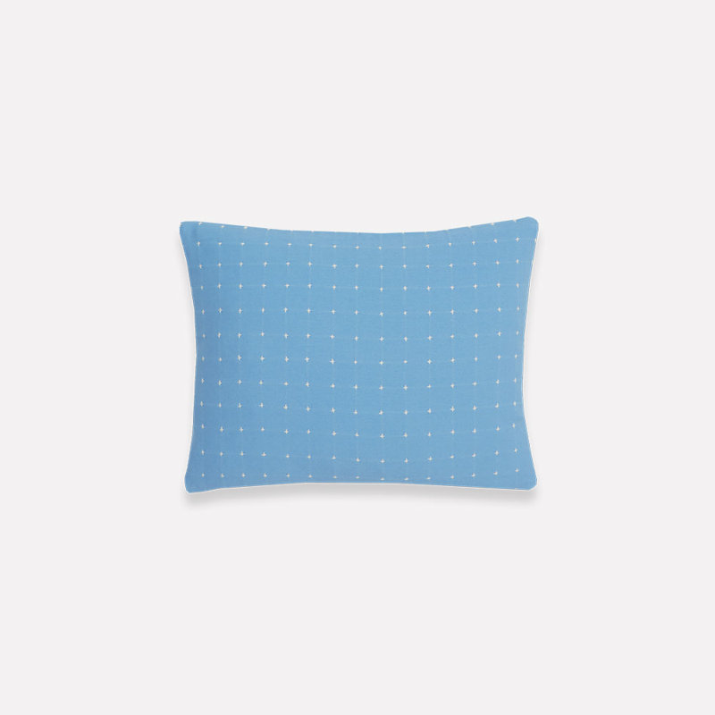 Lumbar Pillow Cover & Insert, Dusk Blue, 12" H x 16" W