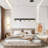 5 - Light LED Dimmable Linear Kitchen Island Pendant