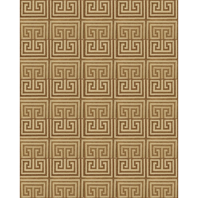 Abaca Collection Flatweave Jute / Sisal Geometric Area Rug in Beige