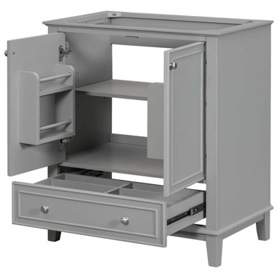 30" Bathroom Vanity Without Sink