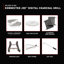 Konnected Joe™ Digital Charcoal Grill and Smoker