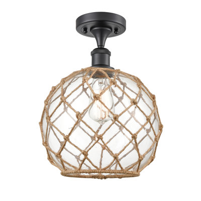Brianna Glass Semi Flush Mount