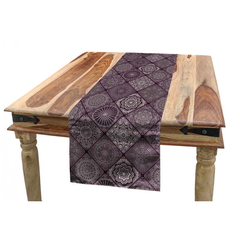 Mandala Table Runner, 120" x 16"