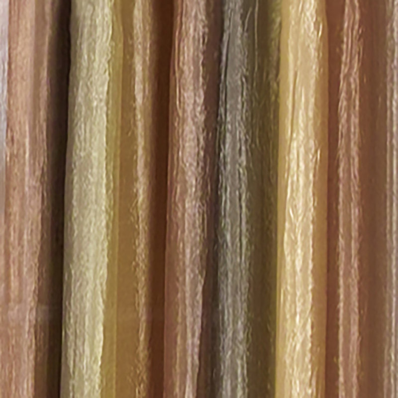 Velia Cotton Blend Sheer Curtain Single Panel, 50" W x 63" L, Autumn