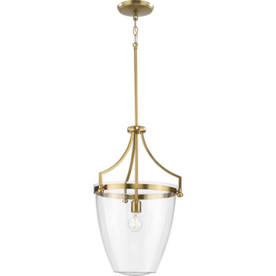 Mini-luminaire suspendu en verre transparent à une lumière New