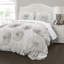 Ensemble d'édredon traditionnel en microfibre Serena-29429430-35988655