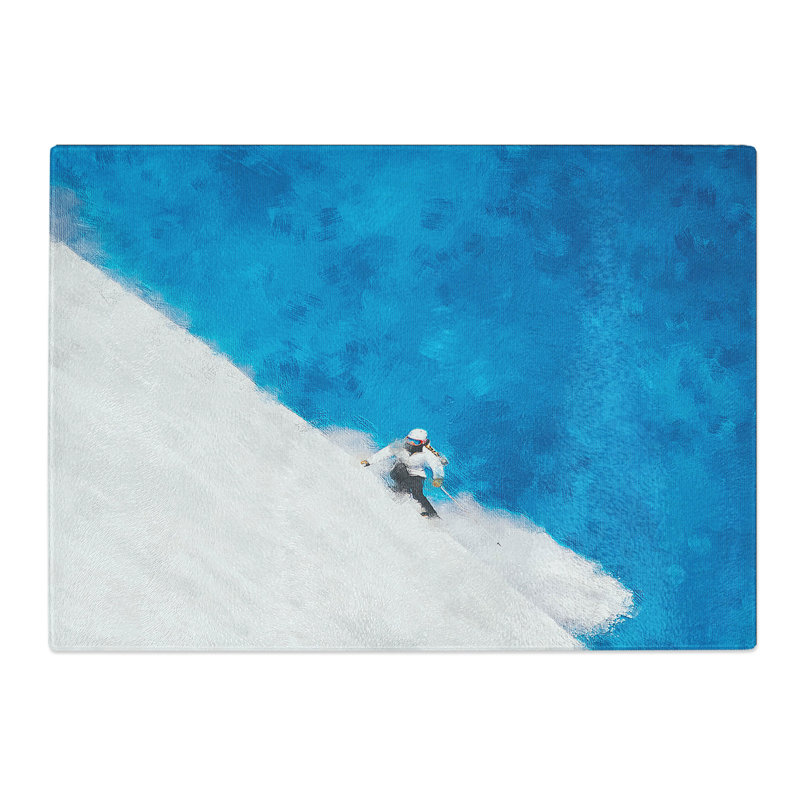 Skiing Vol.1 Chopping Board, 0.4cm H x 20cm W x 28.5cm L