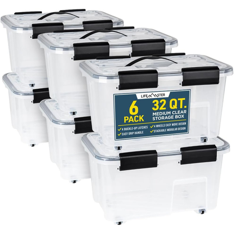 Gracie Oaks Material Bin, 32 qt