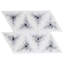 Ako 5" Triangle Marble Micro Mosaic Tile-176846695