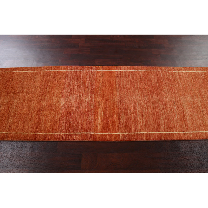 Tapis de couloir oriental en laine Gabbeh 2x9