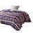 Loir Blue/Red Microfiber Quilt Set-849106682