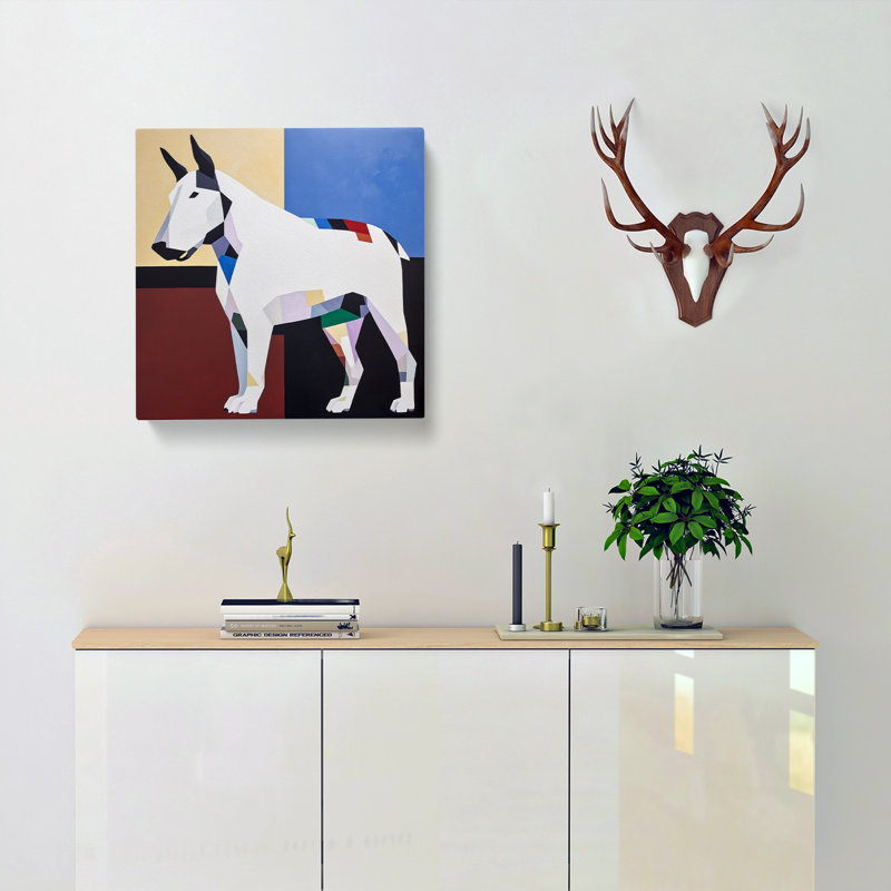 English Bull Terrier Suprematism No.2 - Print