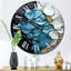 Horloge murale Turquoise-93382820