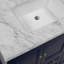 Ensemble de meuble-lavabo simple 36 po Tilford avec armoire bleu royal et comptoir en marbre de Carrare-1155766282-1178591876