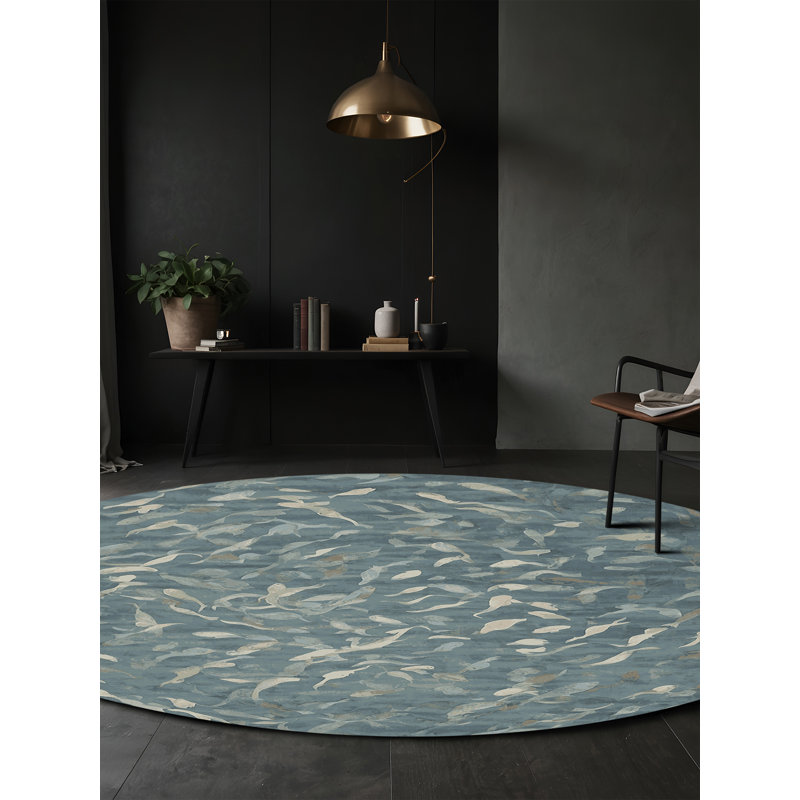 Tapis gris soyeux et moelleux, Rectangle 5 pi x 7 pi