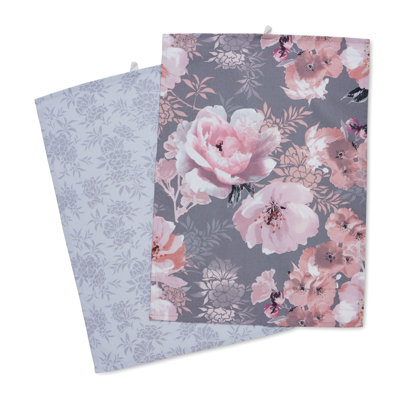 Dramatic Floral Two Pack Tea Towels