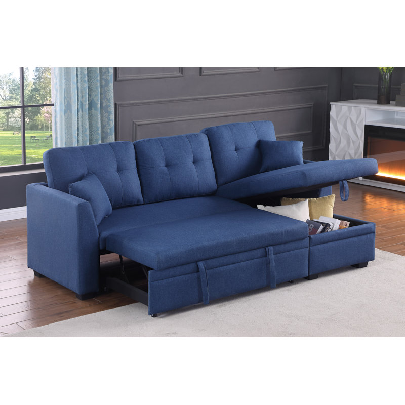 Navaeh Sleeper Sofa, Blue