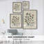 Pressed Arrangement I, reproduction encadrée - bois massif 49772-854618474