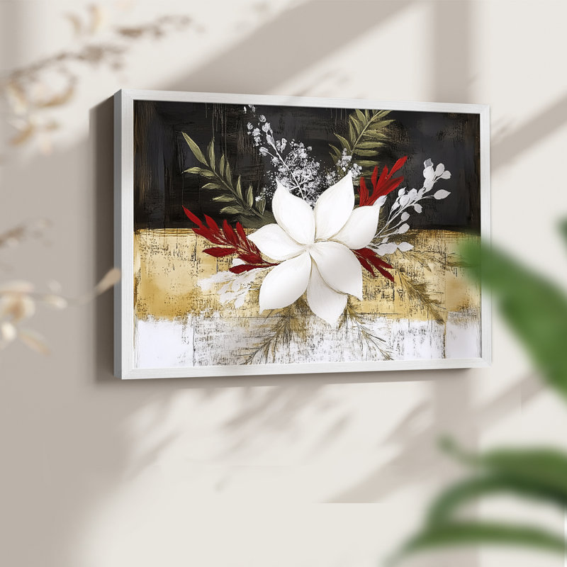 Art de Noël - CCXLII - Reproduction encadrée - Restickable, H 16 po x l 20 po, Blanc
