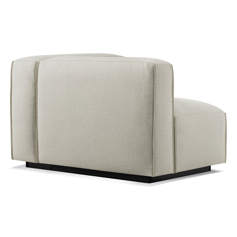 Cleon Chaise Lounge, Right Hand Facing, Maharam Mode/Clavicle 100% Polyester