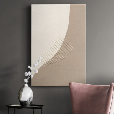 «Neutral Stitches I», impression sur toile tendue