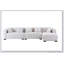 L-Shape Sectional Sofa With Deep Tufted Velvet Upholstered Right Chaise Modular Sofa