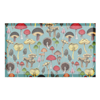 Flavin Non-Slip Floral Doormat
