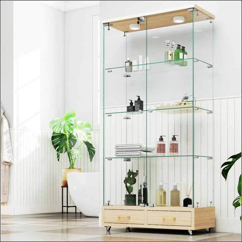 Vitrine moderne en verre, Naturel
