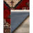 Mattis Burgundy Moroccan Machine Printed Cotton Polyester Area Rug-1042596551
