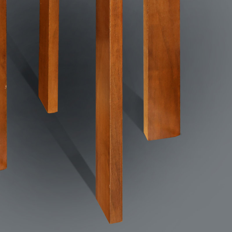 Table de bout en bois massif 3 pieds Daleia