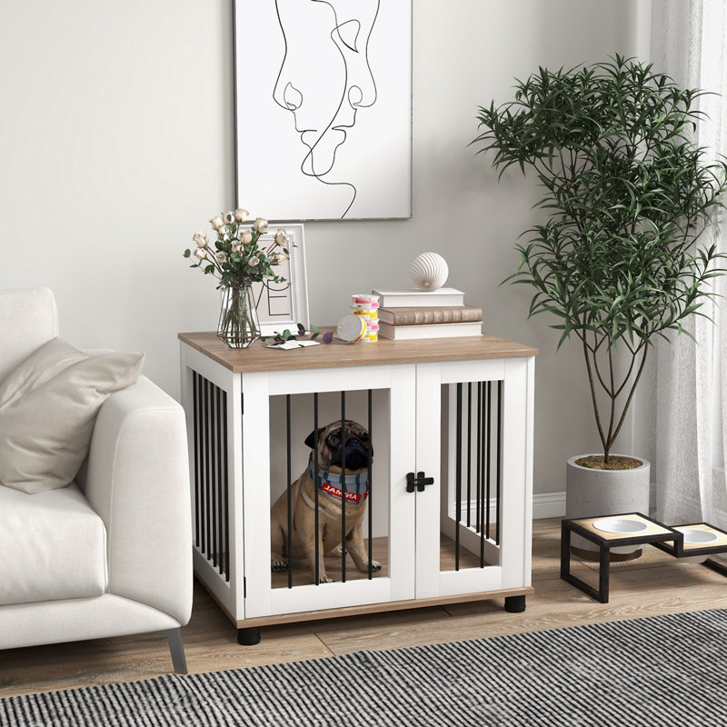 Dog Crate with Lockable Door and sturdy legs