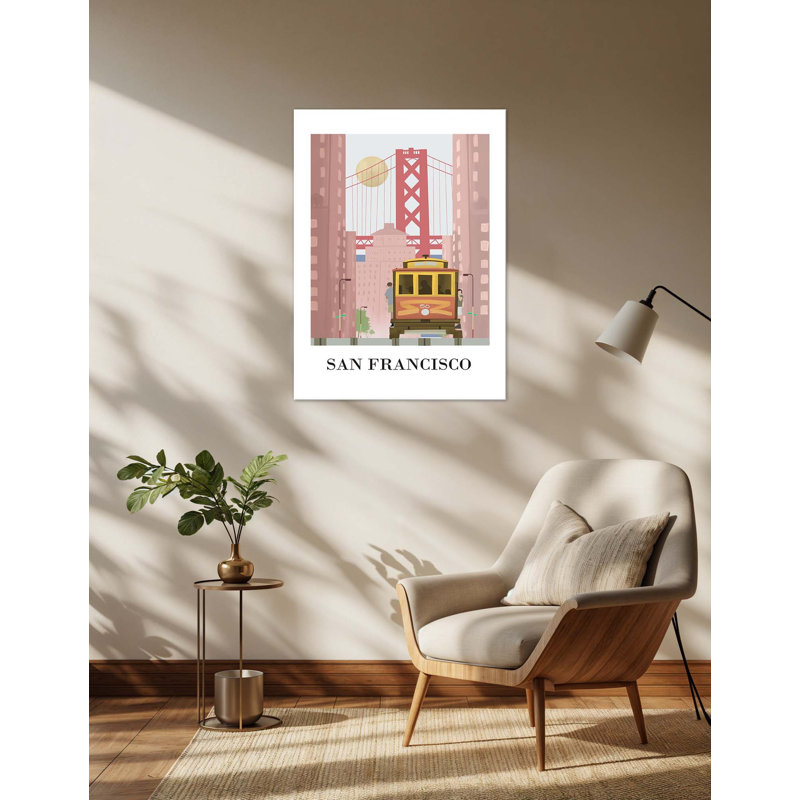 San Francisco Travel Poster 223 - Unframed, Medium