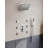 Pressure Balanced Shower System with 10" Rain Shower Head, Handheld Shower and Body Jet-89096886