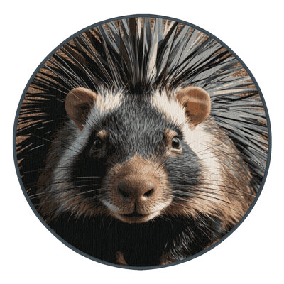  Tapis lavable africain Porcupine