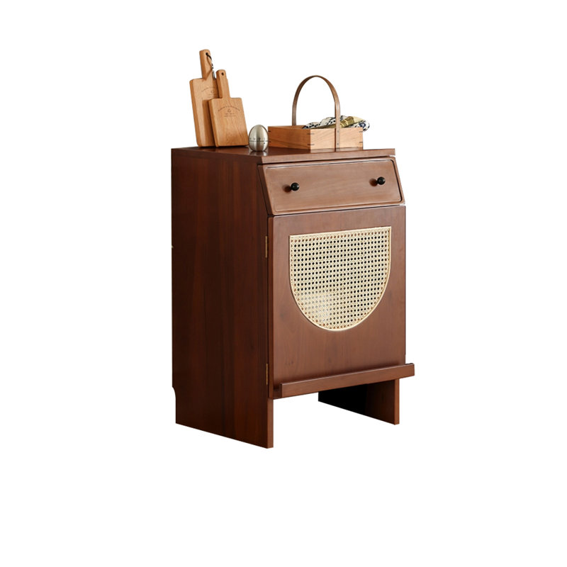 Brezae Solid Wood 1 -Drawer Accent Cabinet