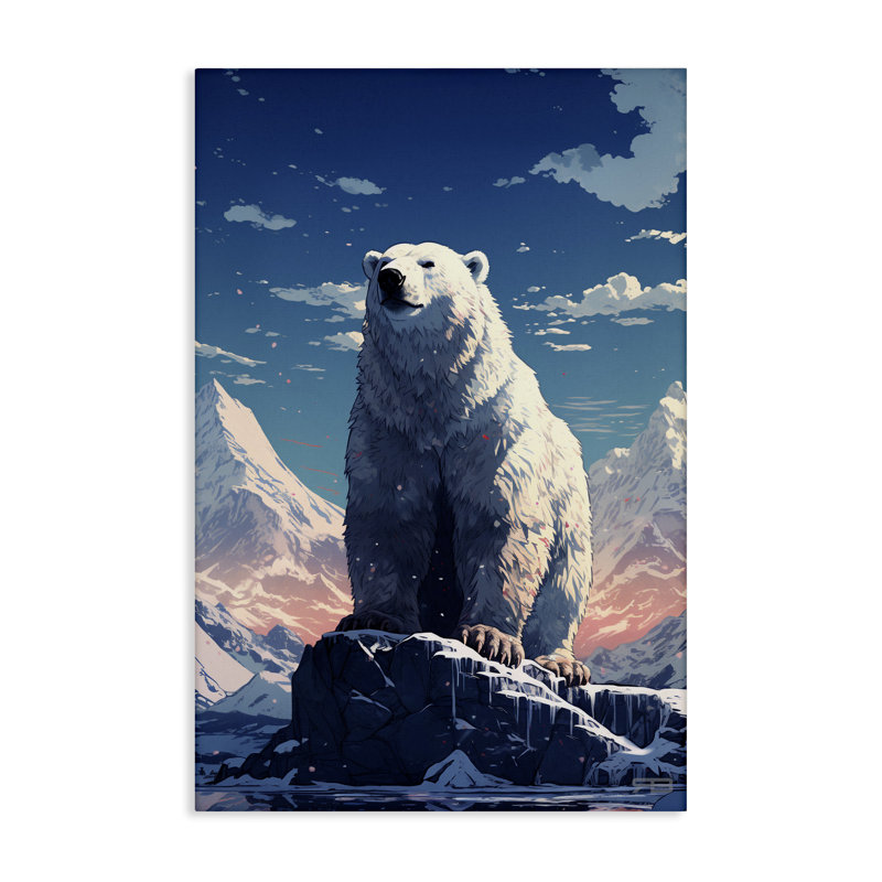«Snowy Bear» par Roozbeh Bahramali, H 24 po x l 16 po