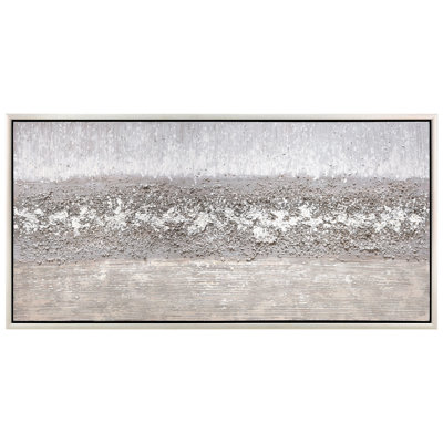 Sandpath Textured Glitter Hand Painted Canvas Wall Art by Martin Edwards