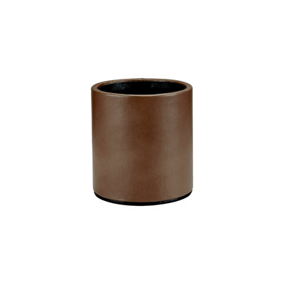Graphic Image Pencil Cup, Leather