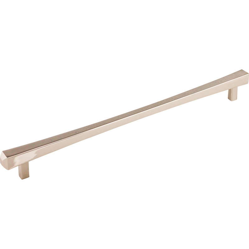 Juliet Bar pull, Polished Nickel, 12" Center to Center