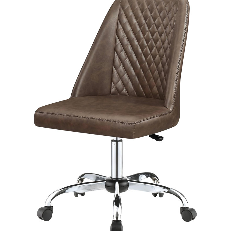 Fauteuil ajustable pour bureau brun