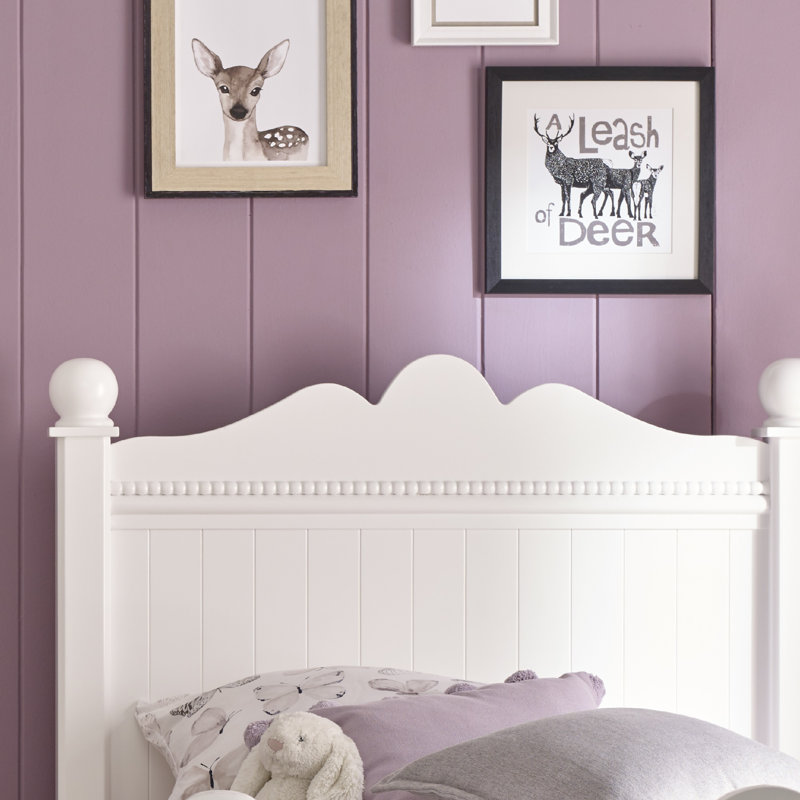 Princess Single Bed with Pop-Up Trundle