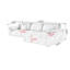 Canapé modulaire 2 pièces rembourré-147310456-147310461