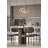 Modern 4 Light LED Gold Chandelier
