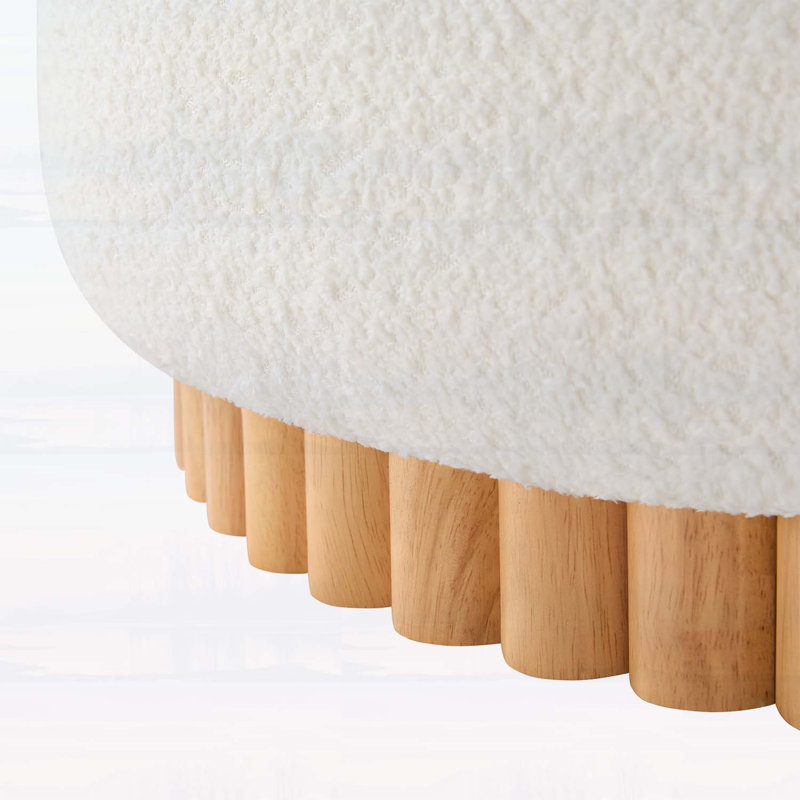 Table basse moderne avec couvercle réversible et compartiment caché, Beige