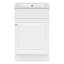 Meuble-lavabo de salle de bain avec lavabo avec tablette de porte et tablette réglable-1135380162