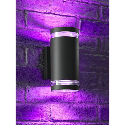 Anthracite Grey 2;2 - Bulb 54.86cm H Outdoor Wall Lantern