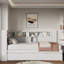 Wood Daybed With Storage Shelves-299521294
