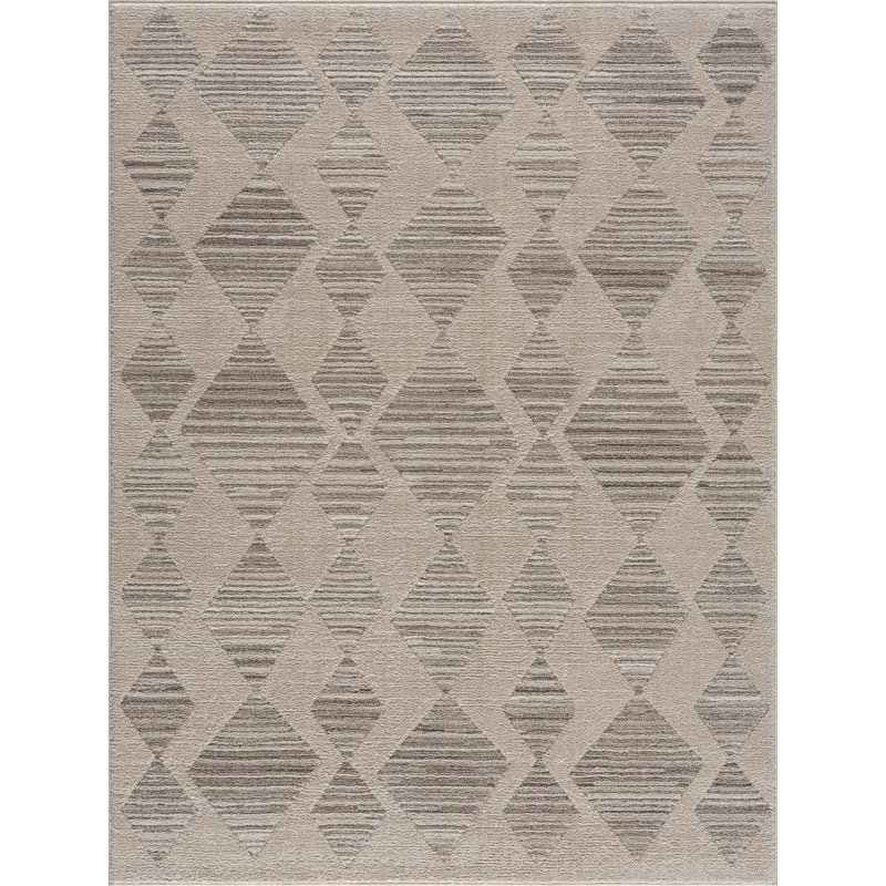 Bunns Geometric Indoor Rug, Rectangle 3'11" x 5'7"