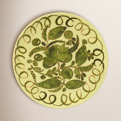 Herman Dessert Plate - Lime - 9.1"