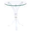 Table d'appoint en acrylique transparent